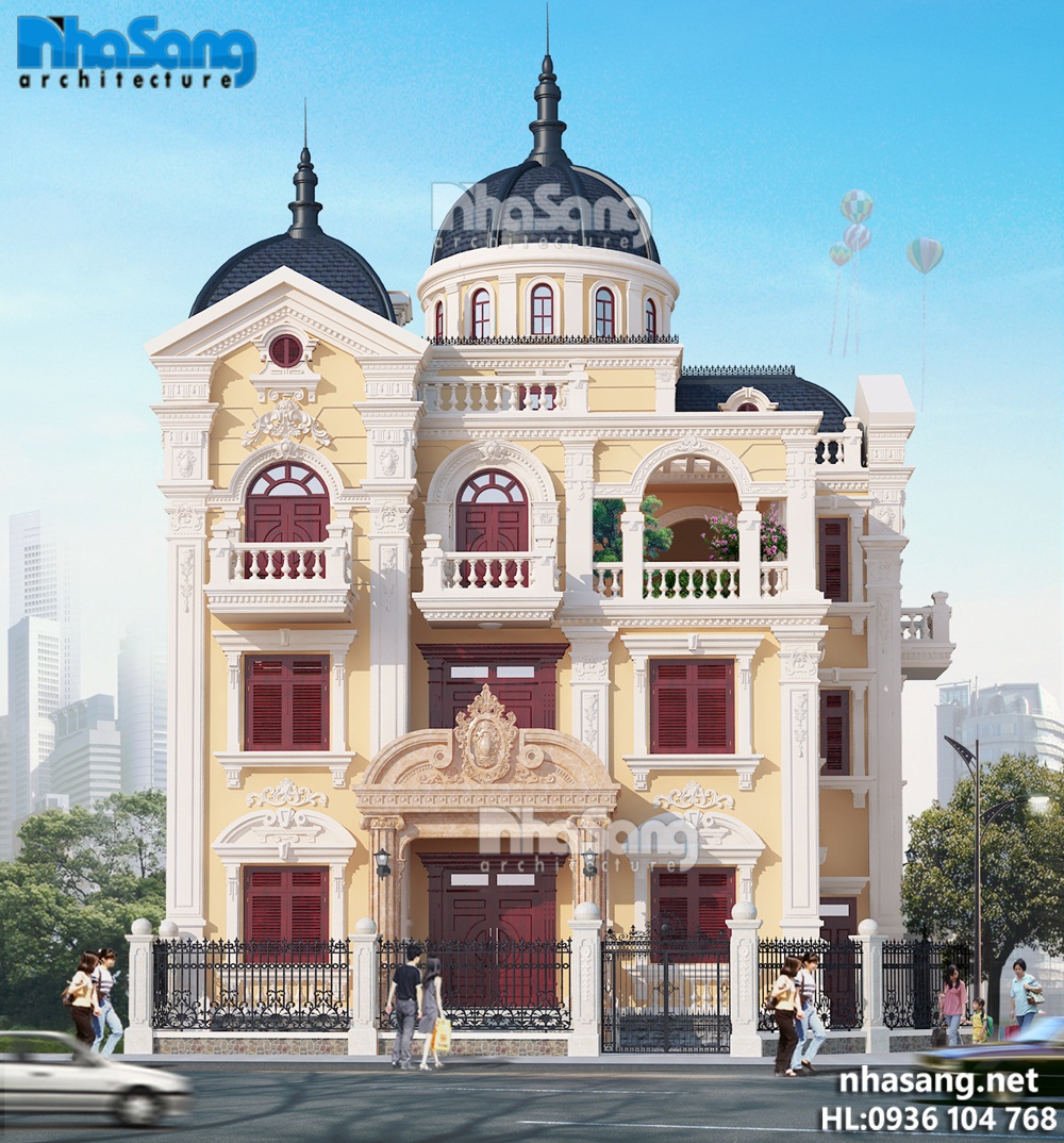 biệt thự lâu đài Pháp đẹp